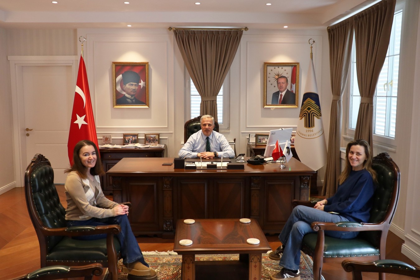 BAŞKAN ACAR'A ZİYARET