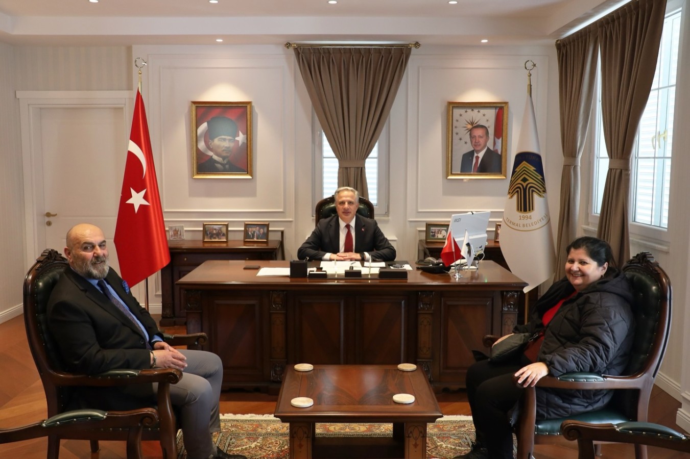 BAŞKAN ACAR'A ZİYARET