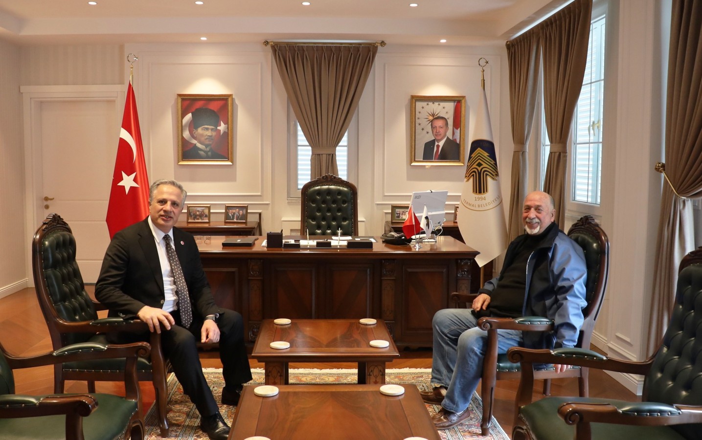 BAŞKAN ACAR'A ZİYARET