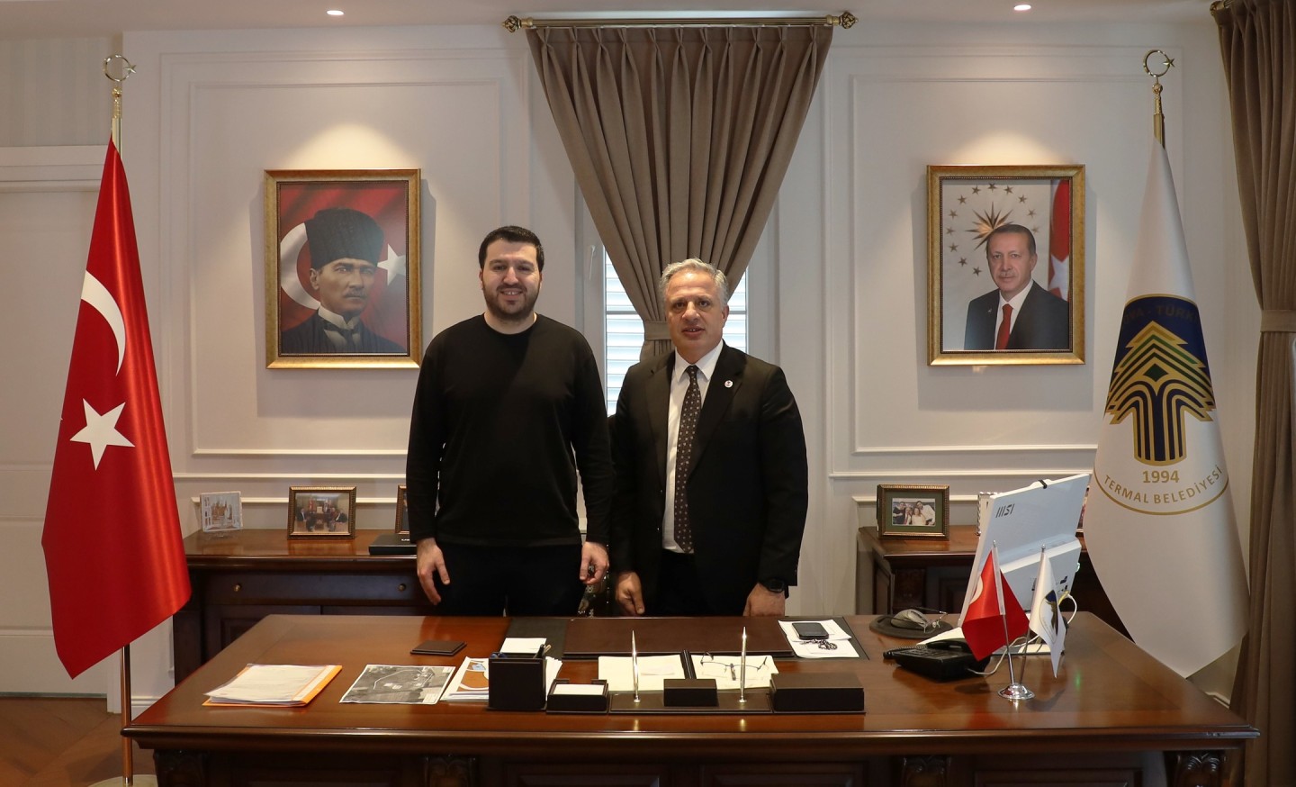 BAŞKAN ACAR'A ZİYARET
