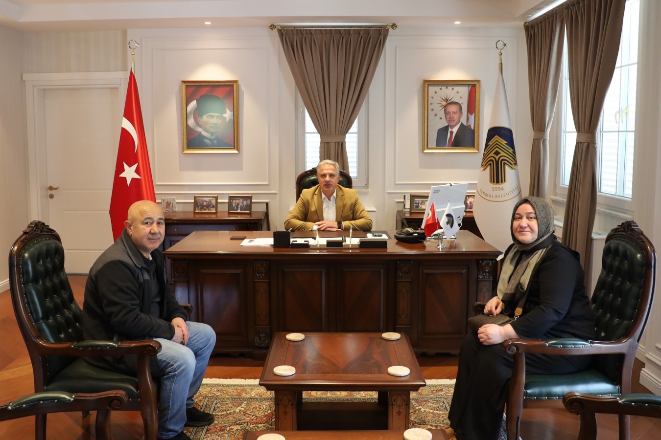 BAŞKAN ACAR'A ZİYARET