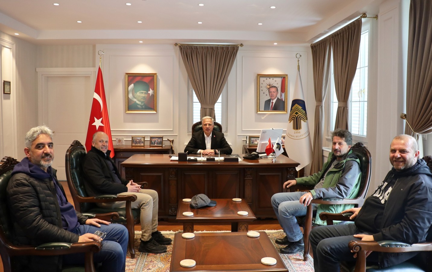 BAŞKAN ACAR'A ZİYARET