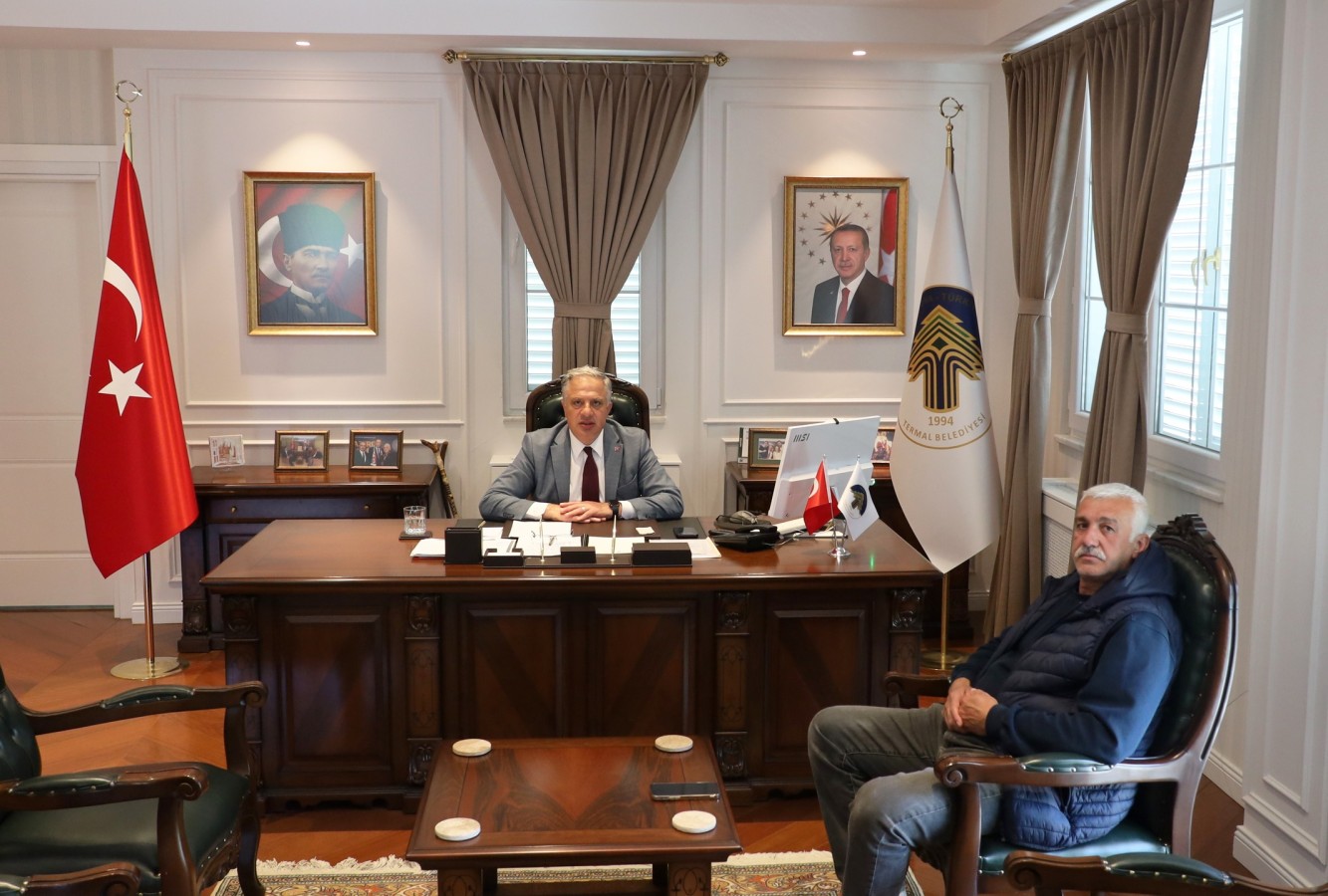 BAŞKAN ACAR'A ZİYARET