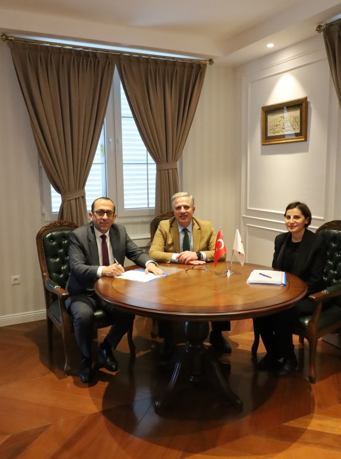 BAŞKANIMIZ H.SİNAN ACAR HALKBANK İLE PROTOKOL İMZALADI