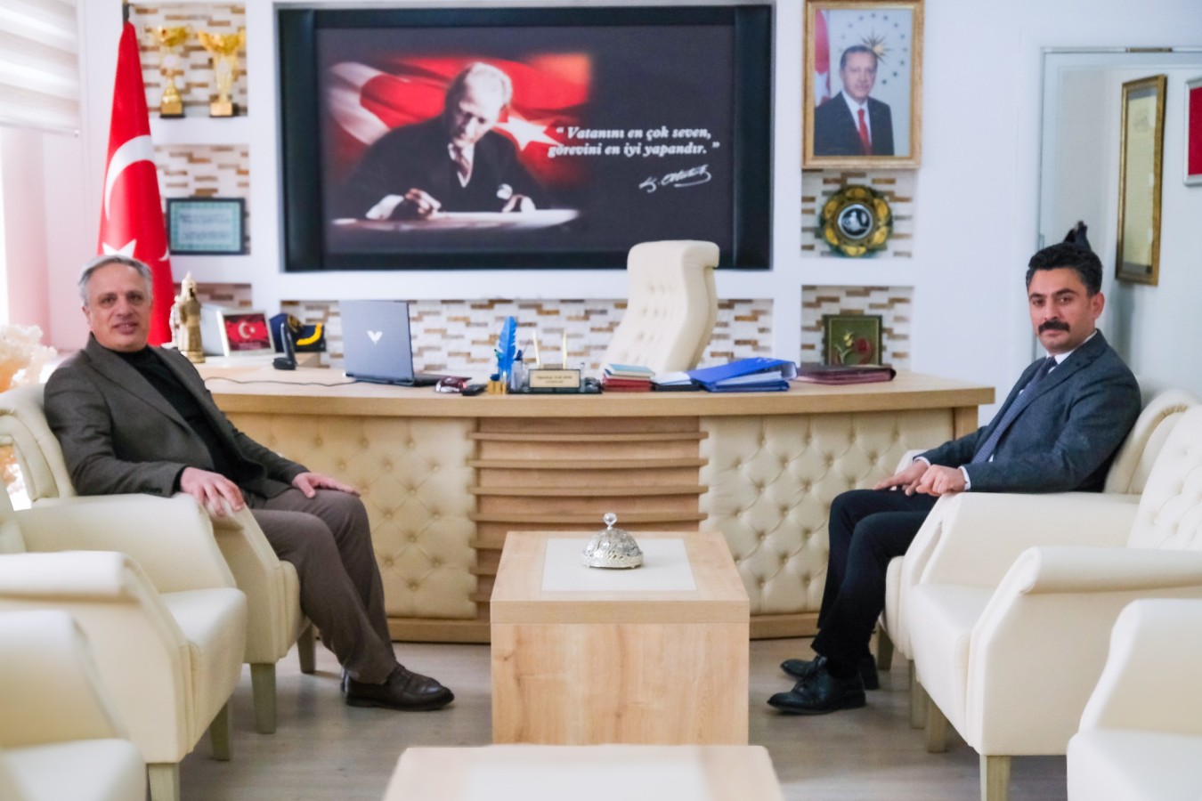 ÇINARCIK KAYMAKAMI OĞUZHAN ERDİ ATAK ZİYARET