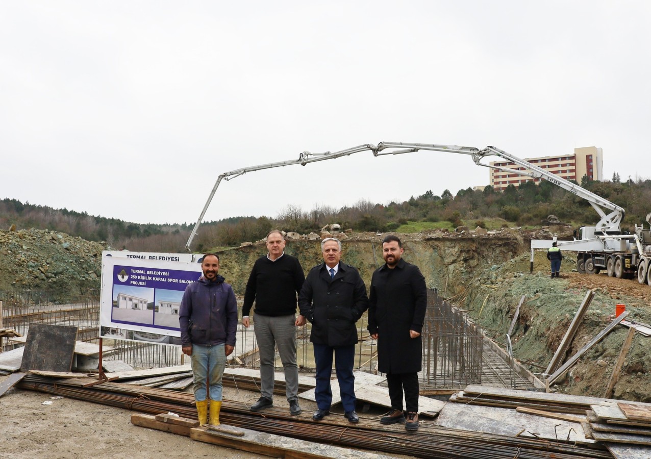KAPALI SPOR SALONUMUZUN ÇALIŞMALARI DEVAM EDİYOR