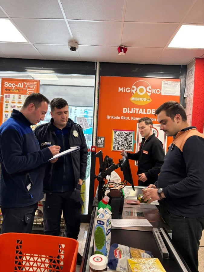 ZABITA İLÇE MARKETLERE DENETİM